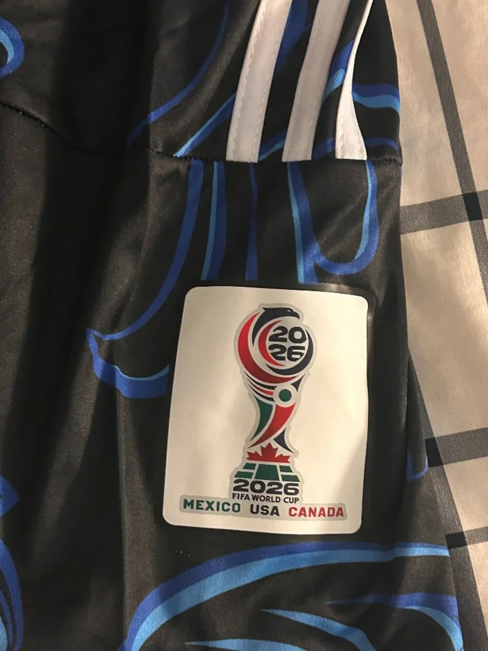 Barely Worn Argentina FAN Away FIFA World Cup 2026 Soccer Jersey Size 2XL